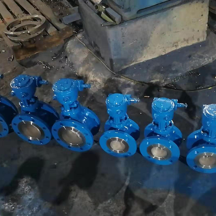 蝶閥現(xiàn)貨存放車(chē)間